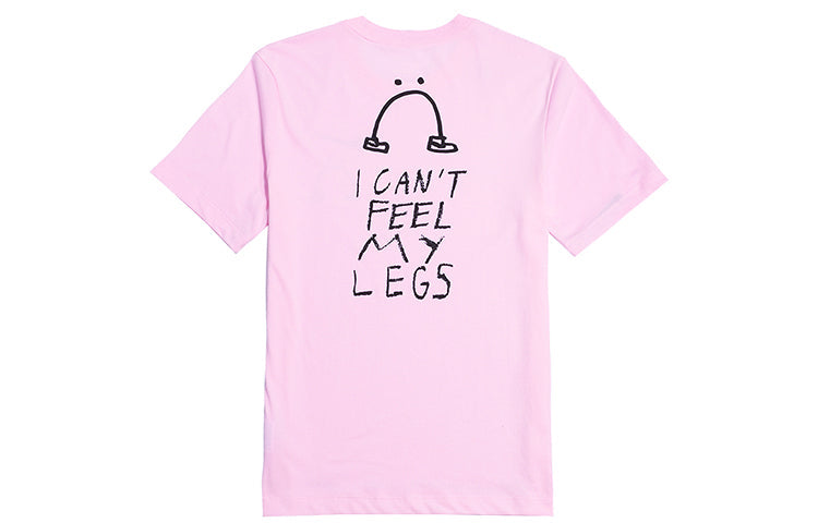 Nike I Can 't Feel My Legs Solgan Sports TEE Men Pink/Red CK9460-663
