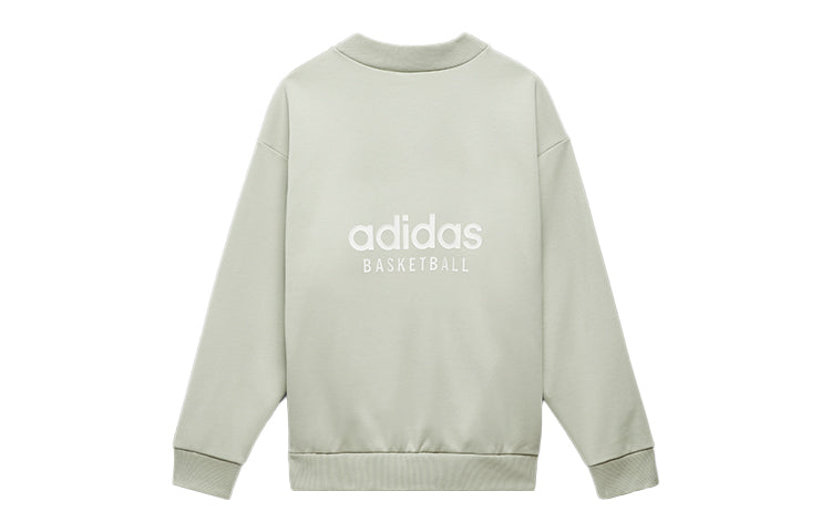 adidas Basketball Crew Sweatshirt 'Halo Green' IA3434