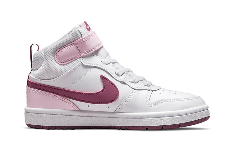 (PS) Nike Court Borough Mid 2Velcro 'Pink Foam' CD7783-104