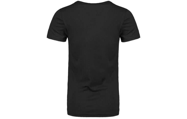 (WMNS) adidas Sports Stylish Short Sleeve 'Black White' DP2361
