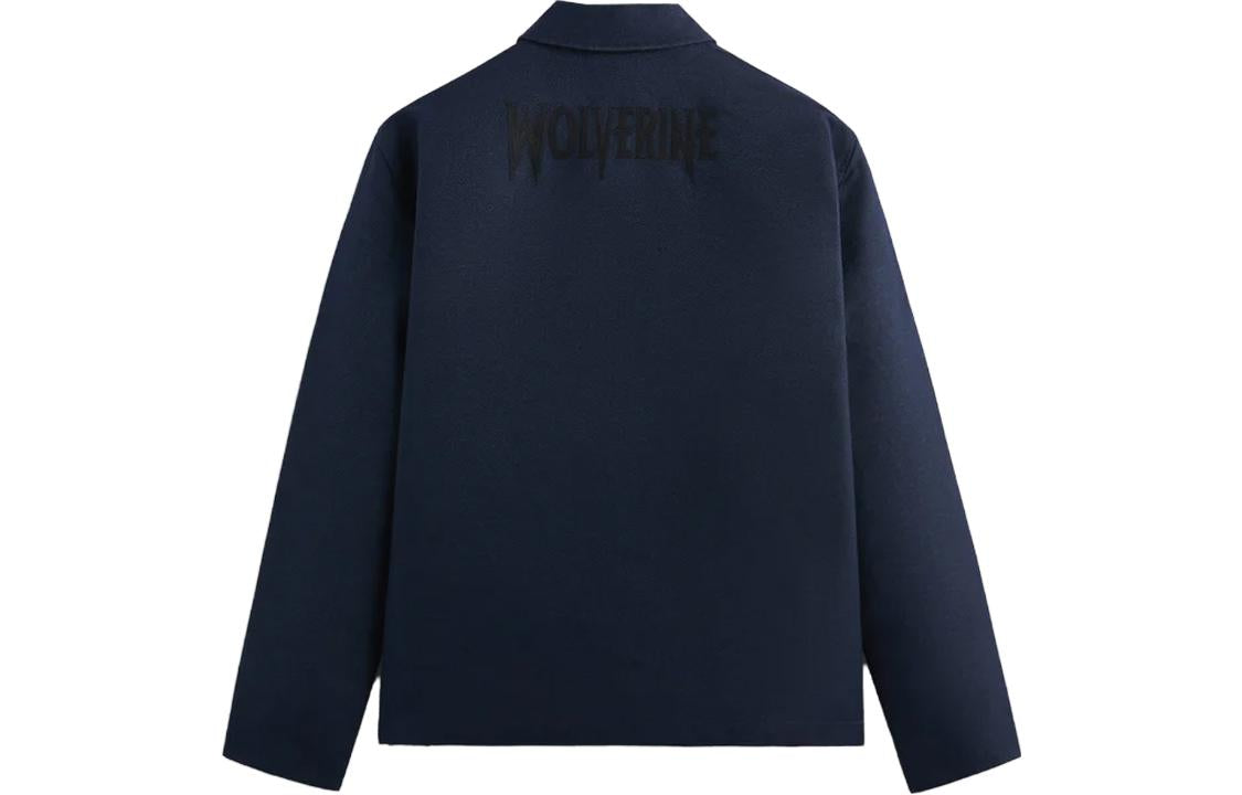 KITH For X-Men Wolverine Tapestry Coaches Jacket 'Nocturnal' KHM010324-413