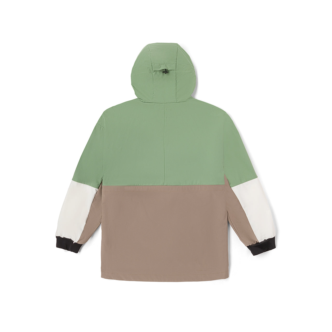 (WMNS) Vans Colorblock Hoody Jacket 'Green Brown White' VN000F2RYEH