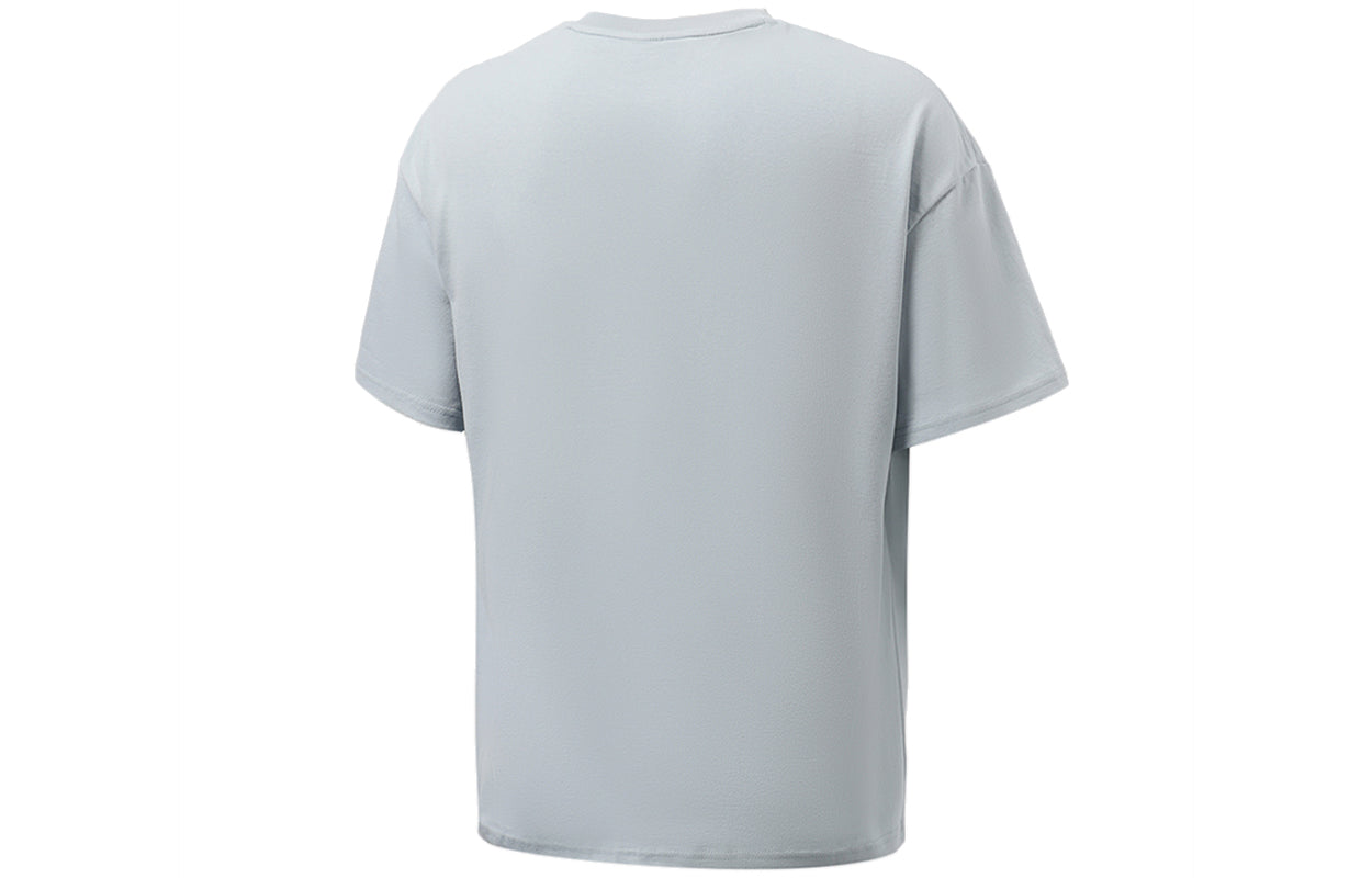 PUMA Sports Running Training Gym Breathable Round Neck Short Sleeve Light Blue 533100-61