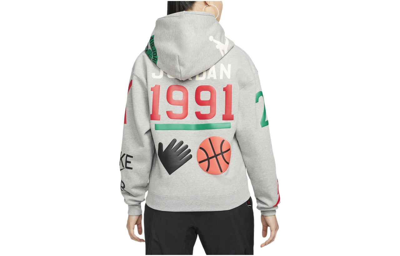 (WMNS) Air Jordan x Nina Chanel Abney Hoodie 'Grey' DO4159-063