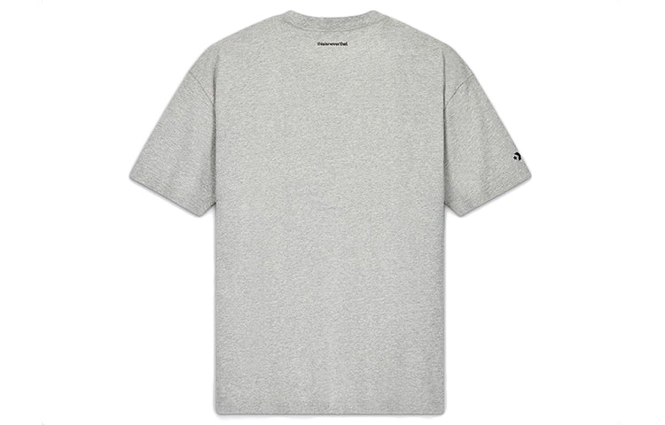 Men's Converse x Thisisneverthat Crossover Logo Printing Sports Round Neck Short Sleeve light grey 10022709-A02