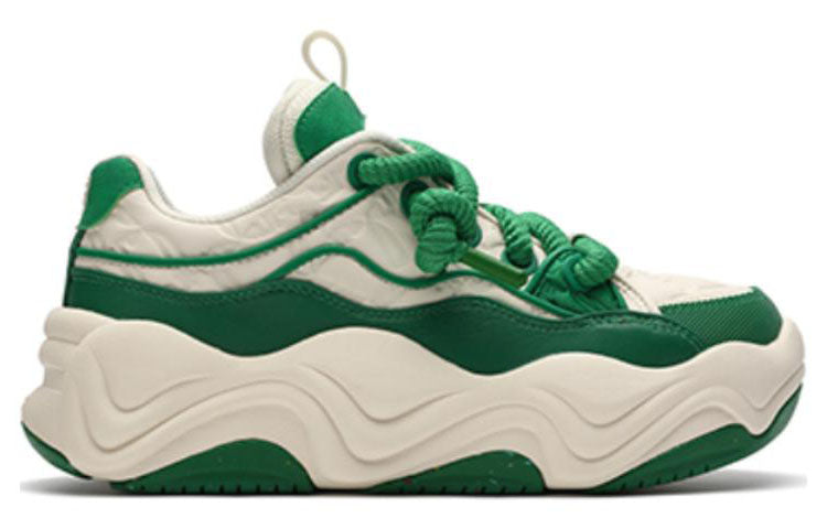 (WMNS) FILA Fashion Skate Shoes 'White Green' F12W341202FWF