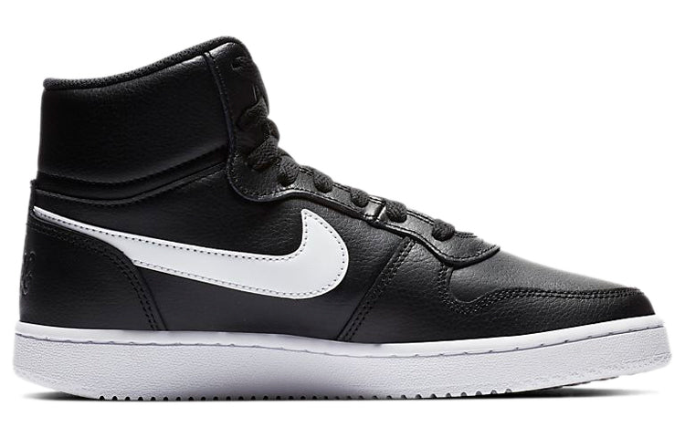 (WMNS) Nike Ebernon Mid 'Black White' AQ1778-001