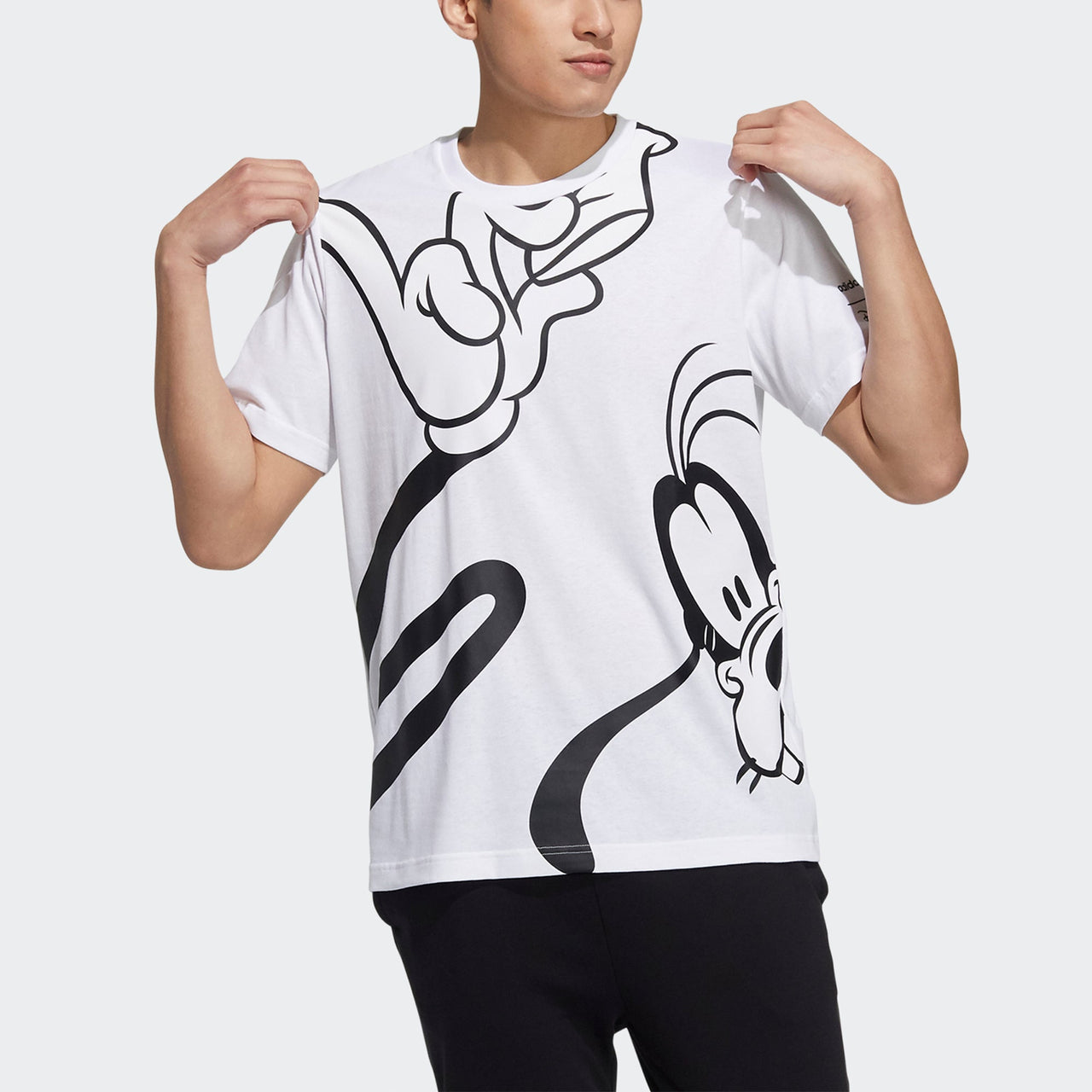 adidas neo x Disney U Mf Tee 1 Goofy Print Short Sleeves T Shirt Men's White HF0449