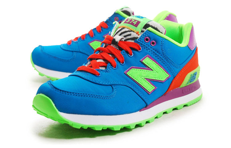 (WMNS) New Balance 574 Low Cut Blue/Green WL574BP