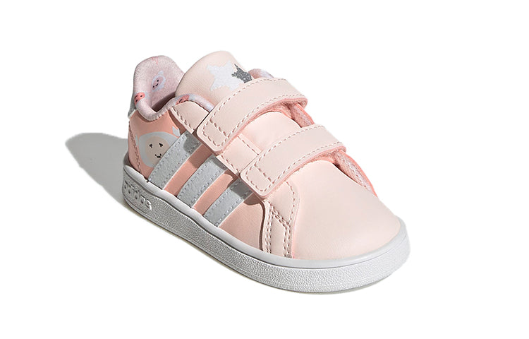 (TD) adidas neo Grand Court Shoes Pink/White FW4949