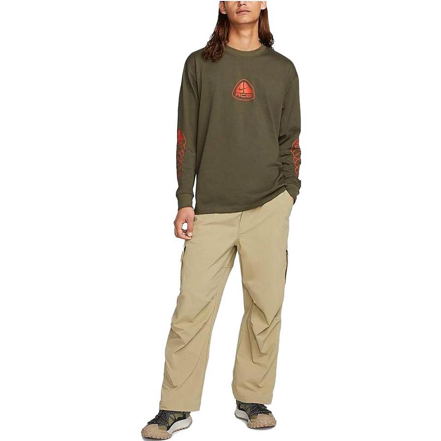 Nike ACG Long Sleeve Tee Lungs 'Khaki' DX9454-325