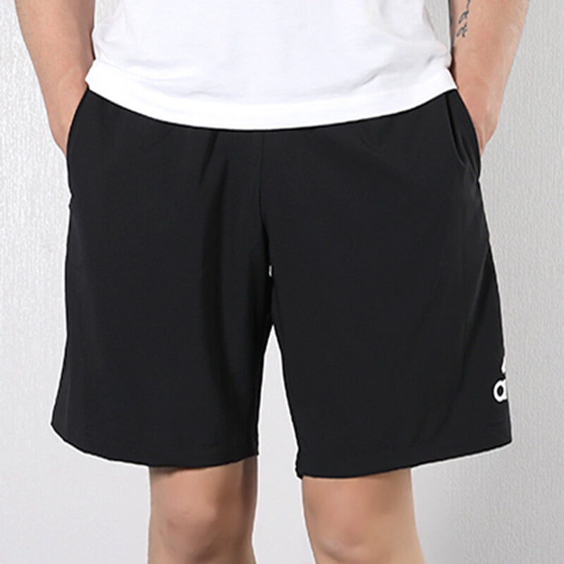 adidas M Mh Light Sho Logo Printing Training Sports Woven Shorts Black DV1029