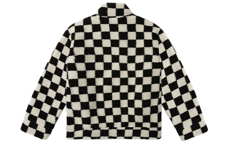 (WMNS) Vans Embers Checkerboard Jacket 'Black White' VN0A53LO705
