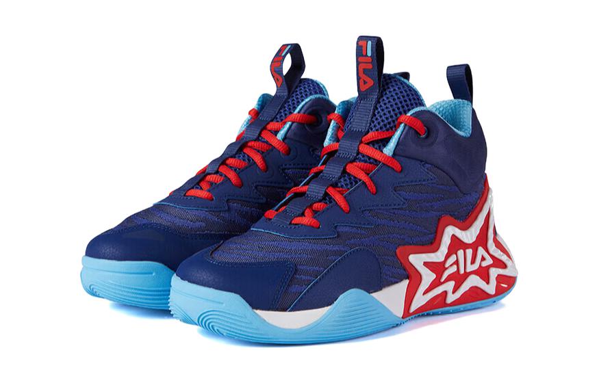 (GS) FILA Sport Basketball Shoes 'Blue Red' K15B242201FMT