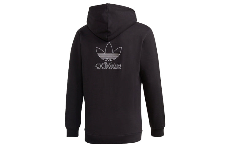 adidas originals logo Printing Loose Sports Black GE0795