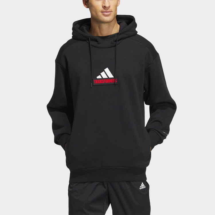 Men's adidas x Transformers Crossover Logo Printing Black HM7446