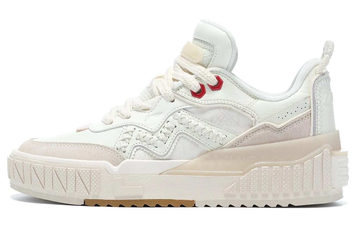 (WMNS) Li-Ning 001 Unblock Skate Shoes 'White Pink Red' AGCT002-1