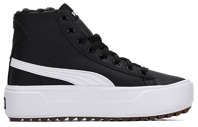 (WMNS) PUMA Kaia Mid 'Fur - Black' 385341-01