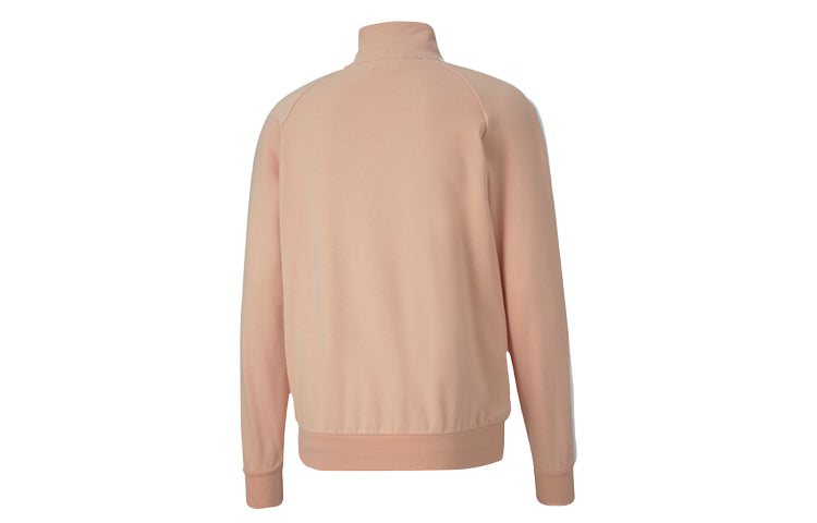 PUMA Iconic Minimalistic Casual Stand Collar Jacket Pink Red 595976-70
