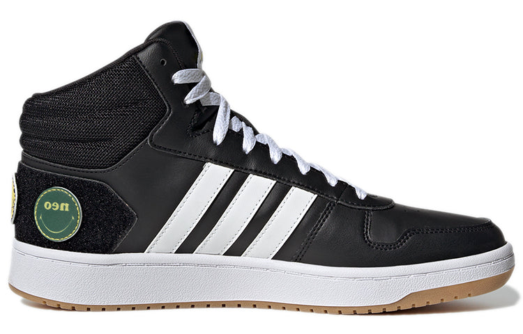 adidas neo Hoops 2.0 Mid 'Black White' GY7616