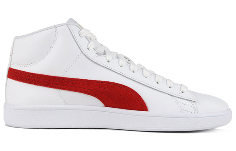 PUMA Smash v2 Mid L 'White Red' 366924-10