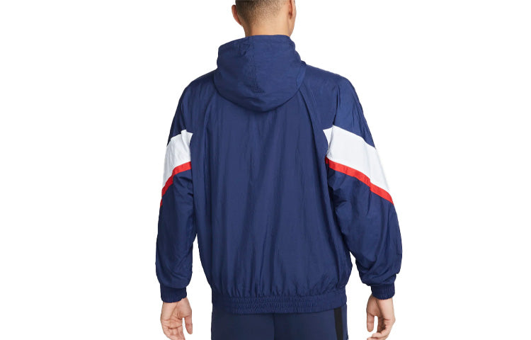 Nike Paris Saint-Germain Strike Men's Woven Soccer Jacket 'Blue White Red' DN1311-410