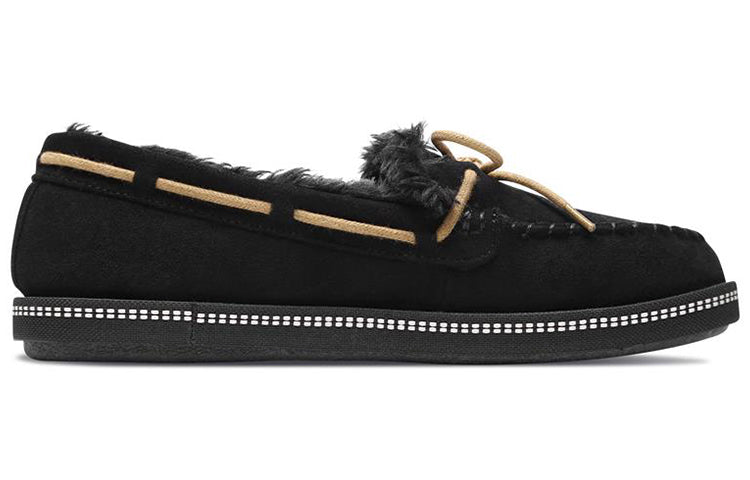 (WMNS) Skechers Cozy Campfire Low-Top Slip-on Shoes Black 32782-BLK