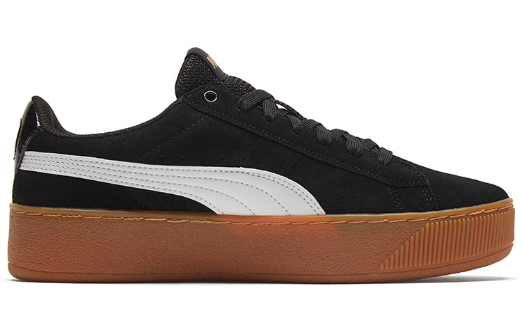 (WMNS) PUMA Vikky Platform 'Black And White' 363287-10