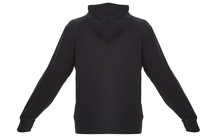Men's Y-3 Drawstring Hooded Long Sleeves Casual Black FP8691