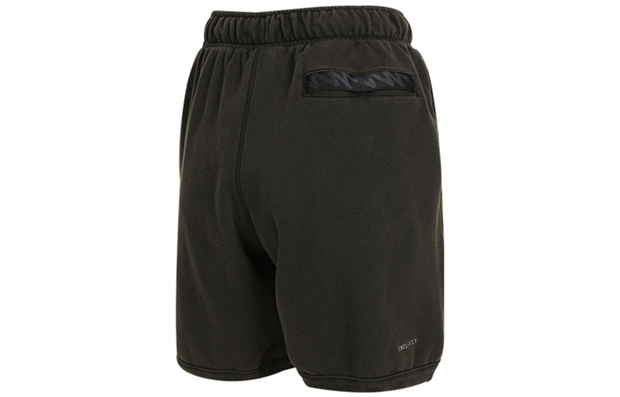 Men's Jordan As J Zion Df Flc Short Sports Knit Shorts Black DH9716-010