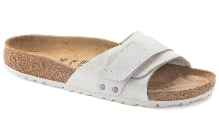 Birkenstock Oita Suede Leather Sandals 'Antique White' 1024226