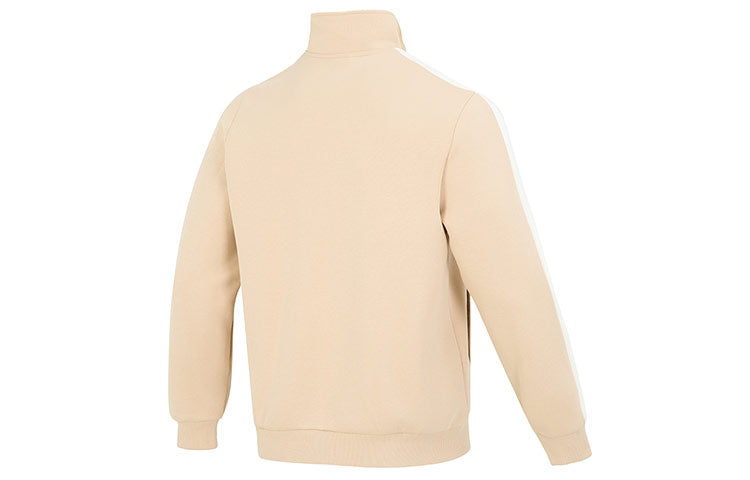 PUMA Team Badge Zipper Jacket 'Beige' 677375-67