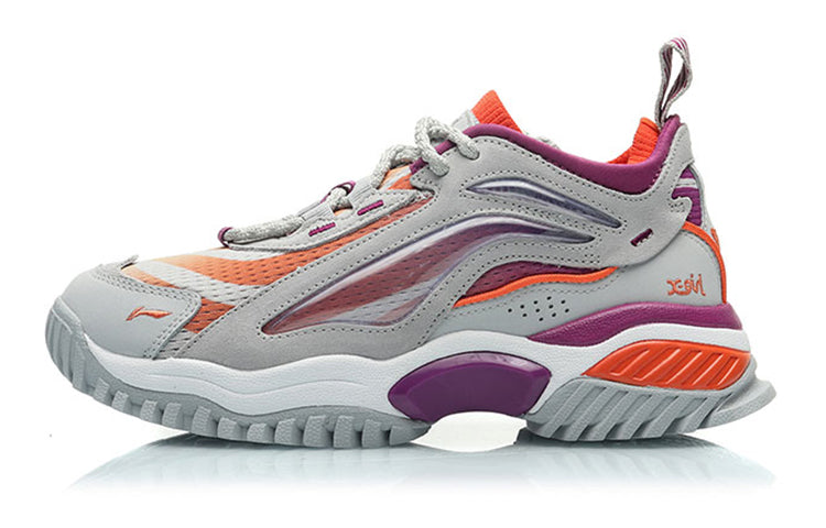 (WMNS) Li-Ning BAD FIVE XGIRL Running Shoes Grey AGLP146-1