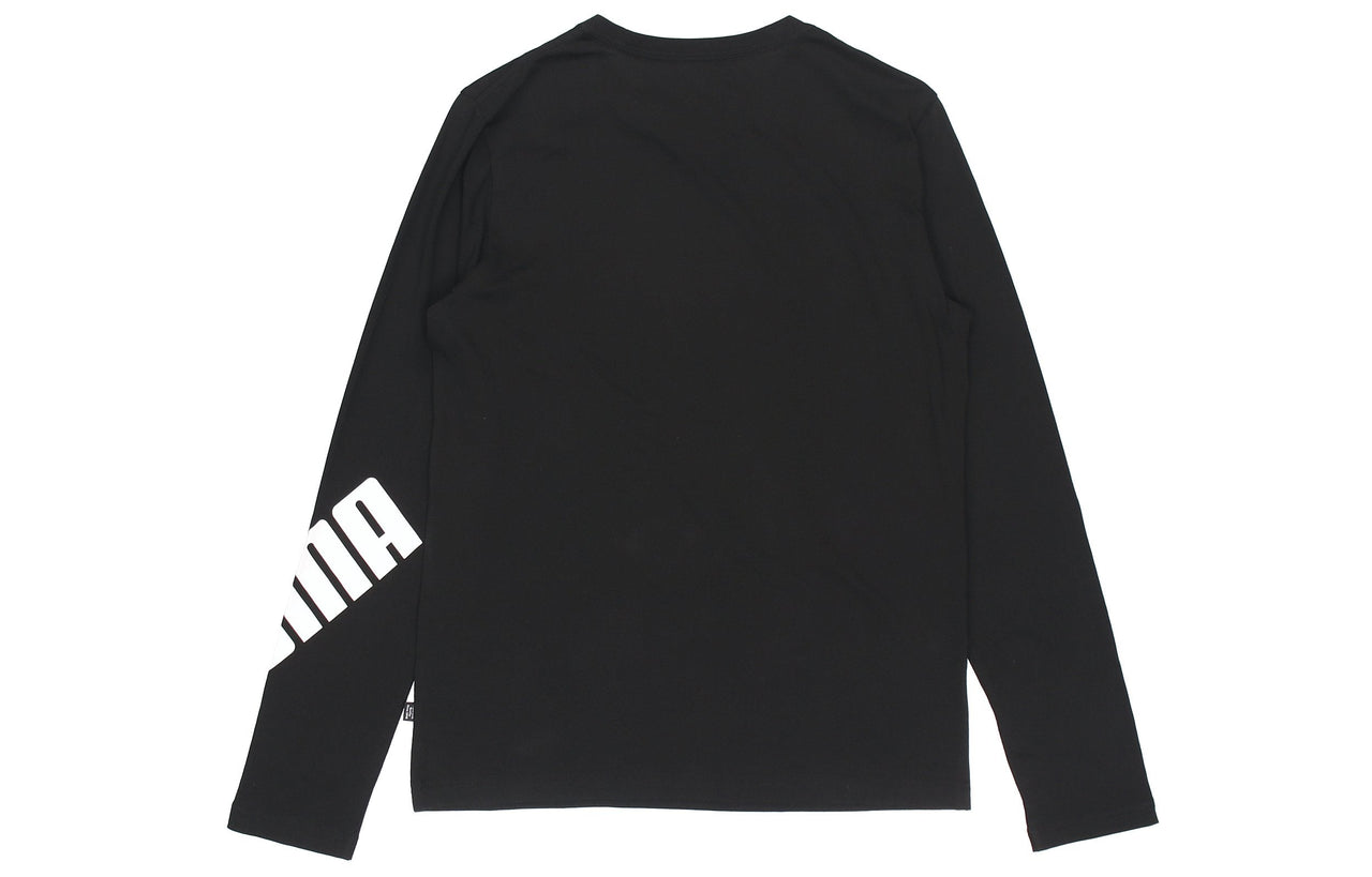 PUMA Casual Long Sleeve T-Shirt 'Black' 845979-01