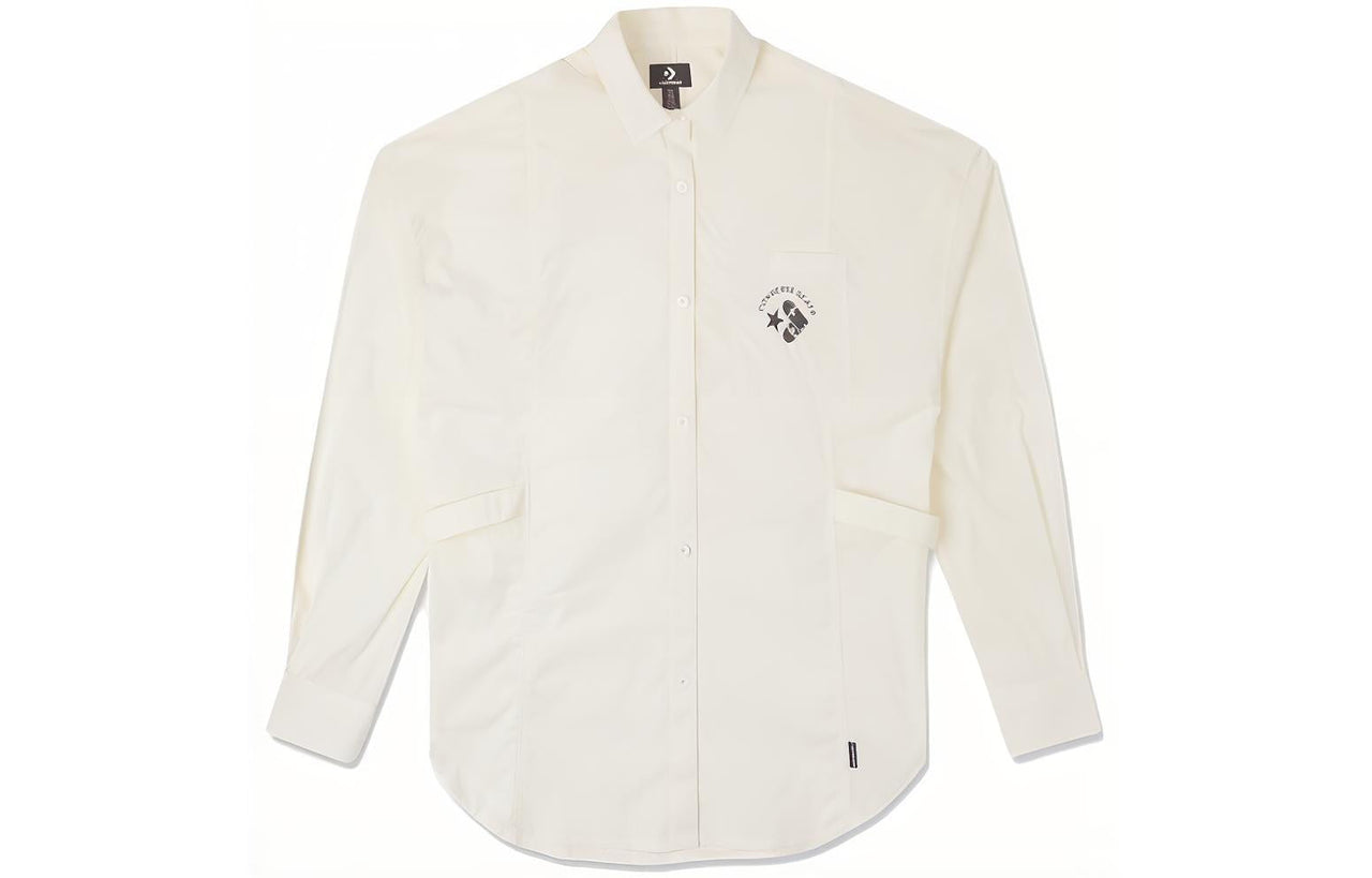 (WMNS) Converse Skateboard Shirt 'White' 10026167-A01