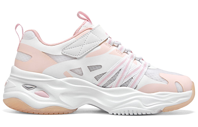 (GS) Skechers Dlites Chunky Shoes 'White Pink' 319004L-WLPK
