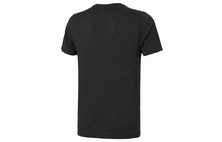 New Balance Men's New Balance Knit Tops Round Neck Breathable Sweat-Wicking Short Sleeve Black AMT73080-BKH