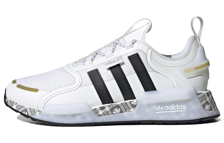 adidas NMD_R1 V3 'White Gold Plaid' ID6712