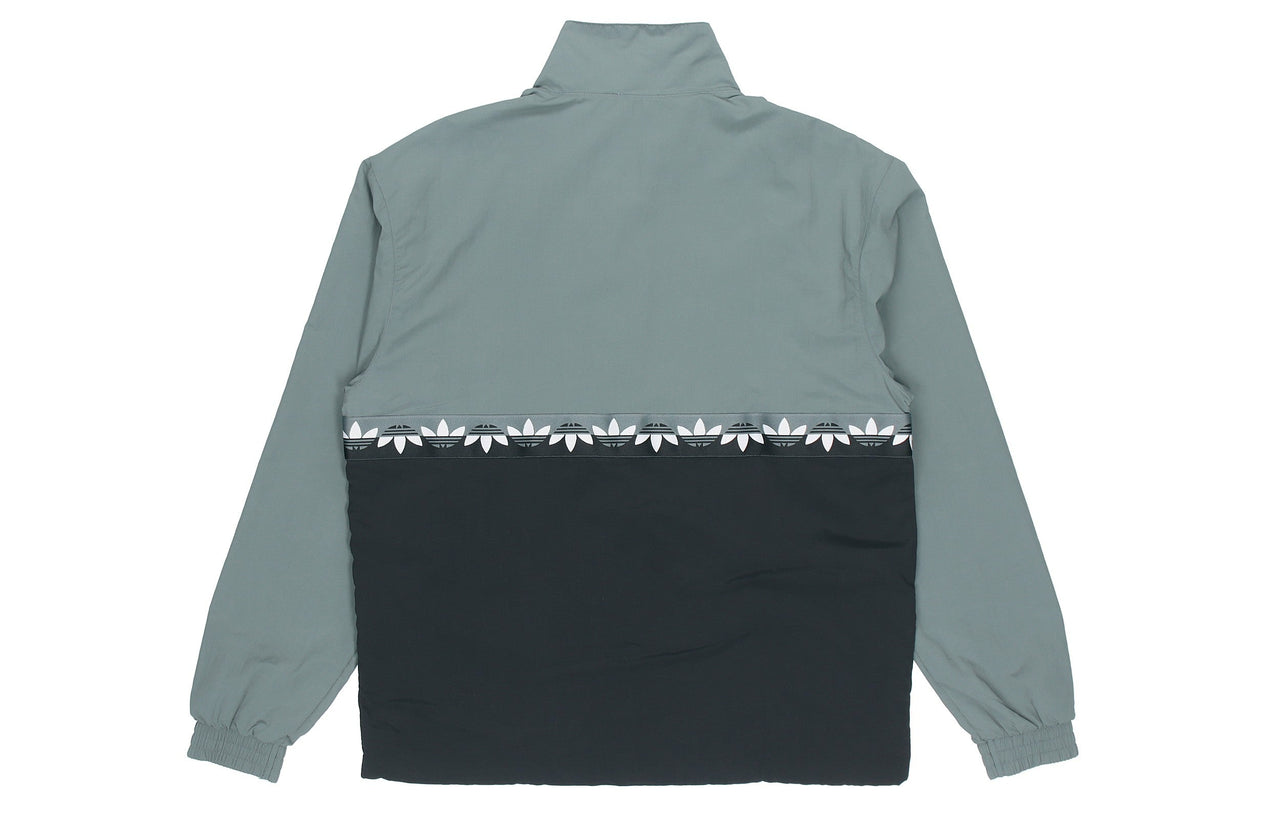 adidas originals Adicolour Sliced Trefoil Track Jacket Men's Black/Blue GN3438