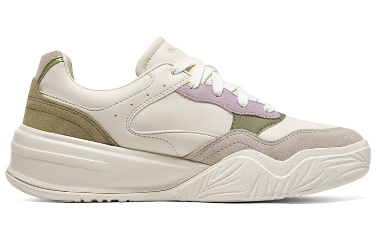 (WMNS) Skechers Denali Shoes 'White Green Purple' 185022-OWBR