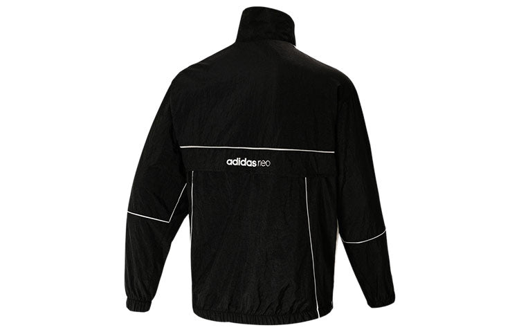 adidas neo M Brlv Jk Stripe Sports Jacket Black H59454
