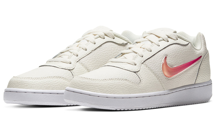 (WMNS) Nike Ebernon Low Prem White/Pink AQ2232-100