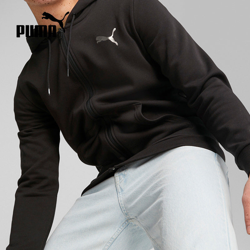 PUMA Hooded Zipped Jacket 'Black' 678377-01