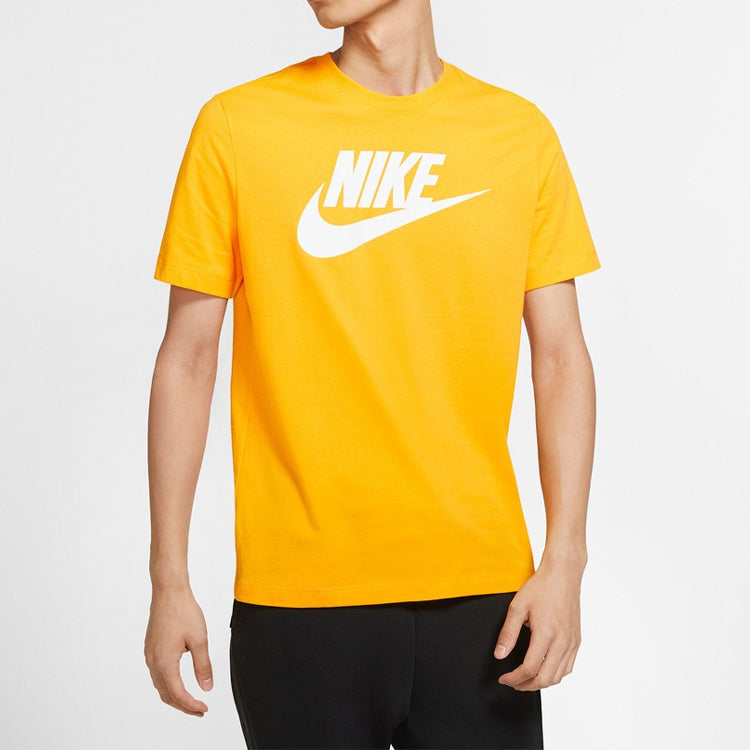 Nike SPORTSWEAR Short Sleeve t Large Gold AR5005-739