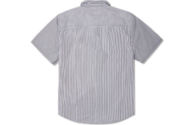 Converse Striped Woven Carpenter Button Down 'Grey' 10023411-A02