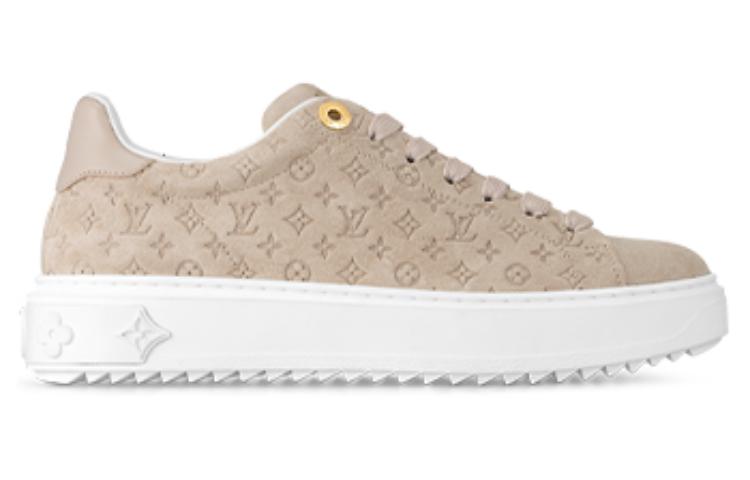 (WMNS) LOUIS VUITTON Time Out Sneakers 'Beige Minimonogram' 1ABR2I