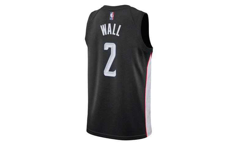 Nike NBA Washington Wizards 2 City Version SW Fan Edition Basketball game Sports Vest Black AJ4650-010