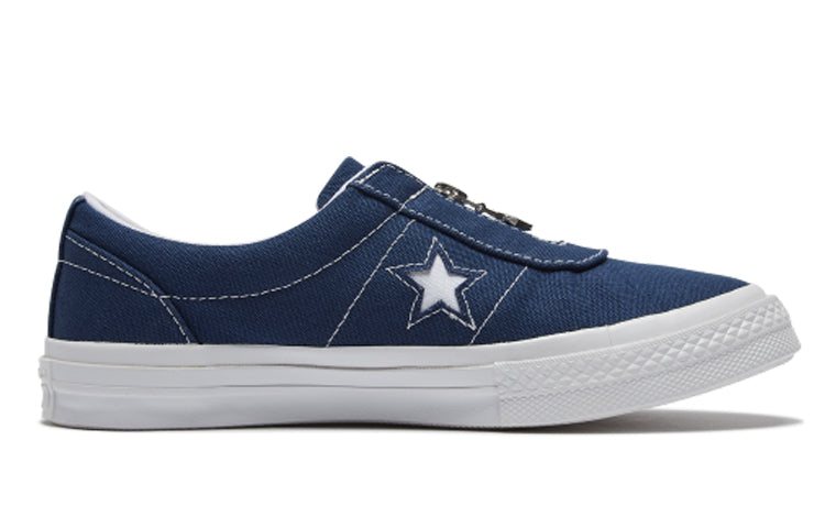 (WMNS) Converse One Star Navy Blue Zipper 564207C