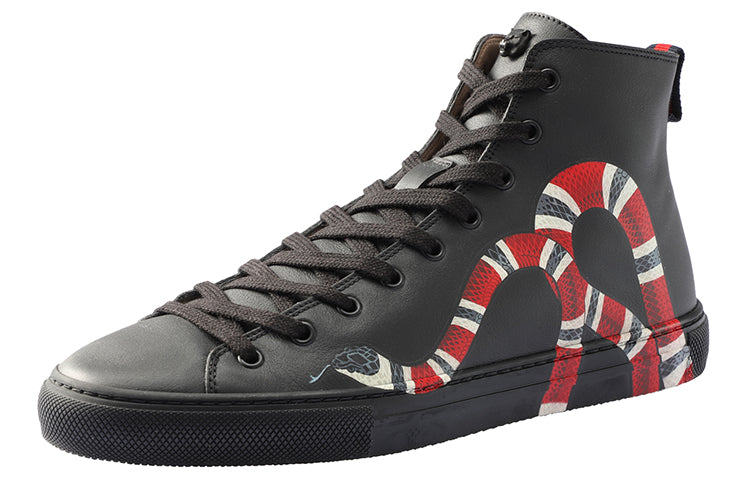 Gucci Leather High Top 'Snake' 473770-AYOV0-1061