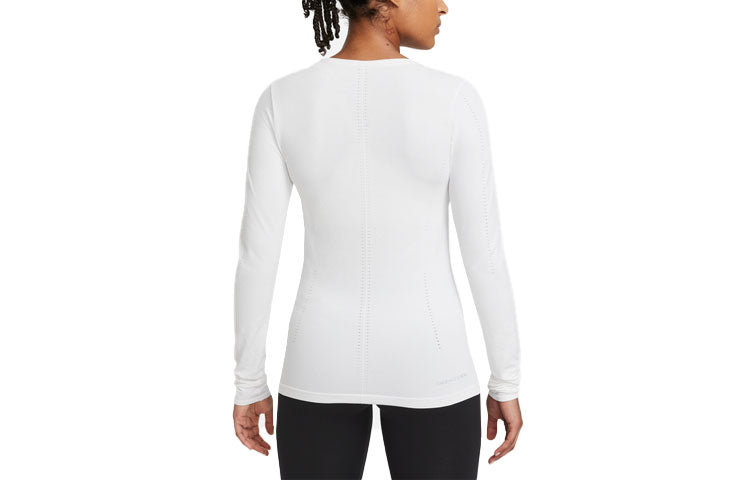 (WMNS) Nike Dri-FIT Swoosh Long Sleeves T-shirt 'Black' DD0594-100